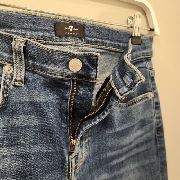 7 For All Mankind Slim Kick Jeans - Size 26 - Picture 7 of 12